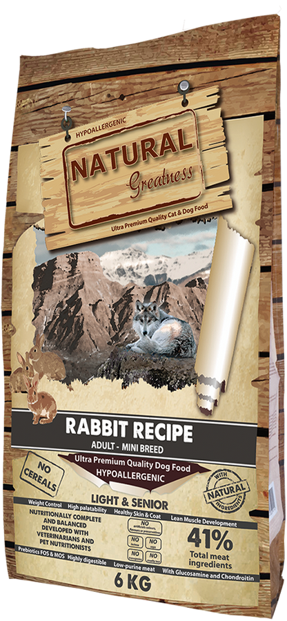 RABBIT RECIPE - SENIOR & LIGHT MINI