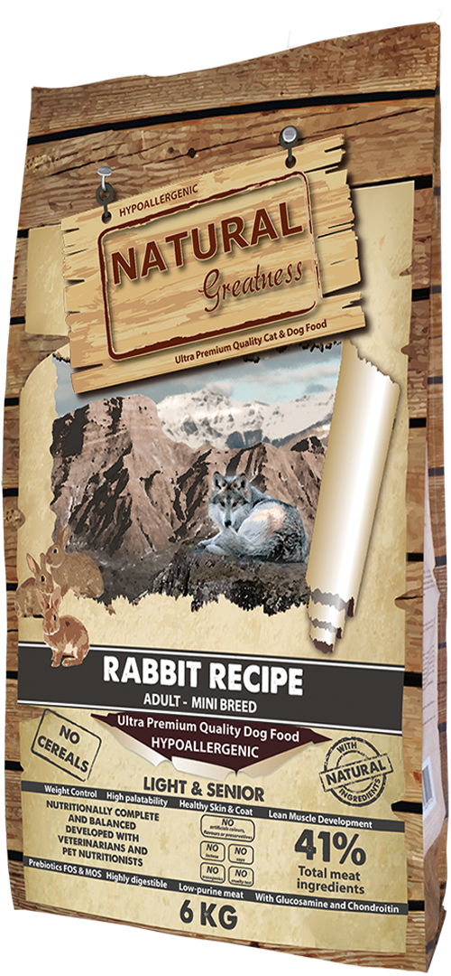 RABBIT RECIPE - SENIOR & LIGHT MINI